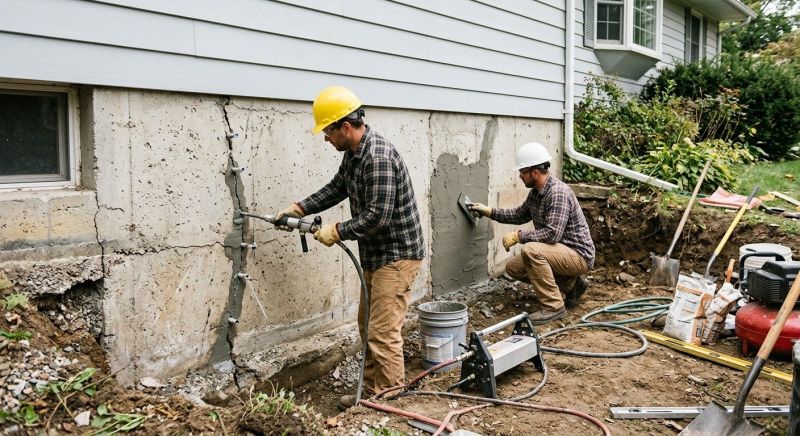 Basement Foundation Repair in Camden, NJ