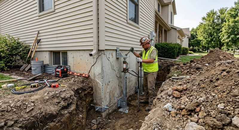 Basement Foundation Repair in Haddonfield, NJ