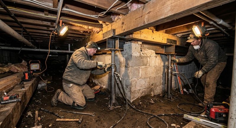 Basement Foundation Repair in Hatfield, PA