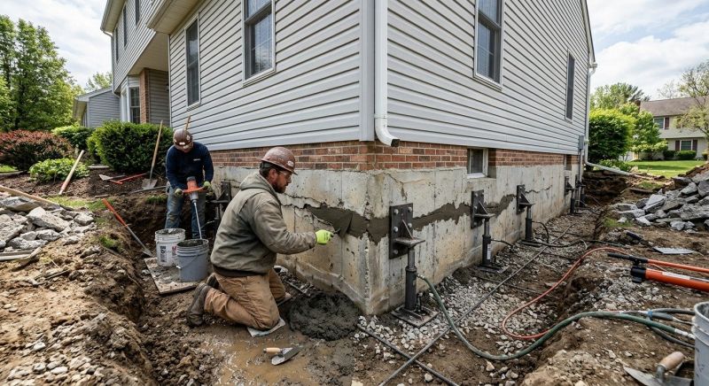 Basement Foundation Repair in Montgomery County, PA