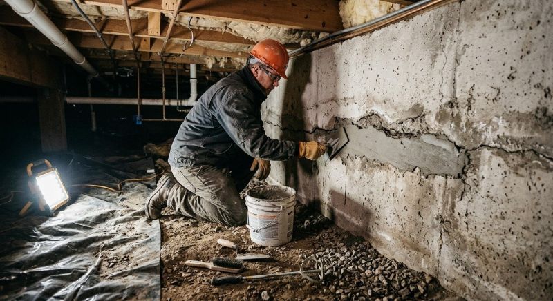 Basement Foundation Repair in Plymouth Meeting, PA