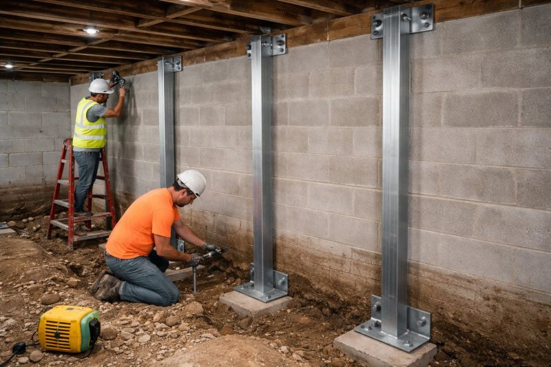 Basement Stabilization in Horsham, PA