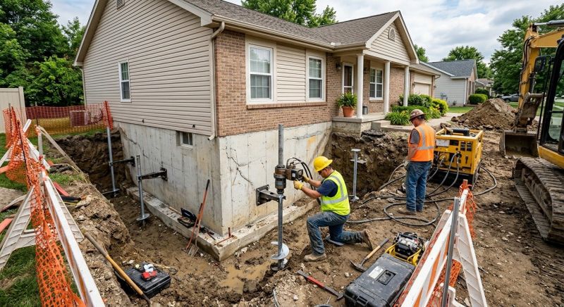 Building Foundation Repair in Hopewell, NJ