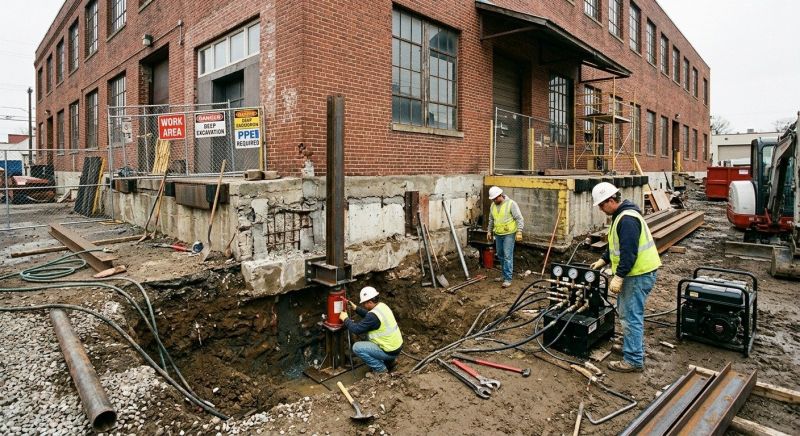 Building Foundation Repair in Malvern, PA