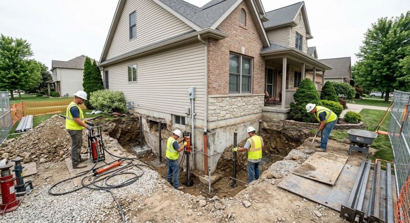 Building Foundation Repair in Morrisville, PA