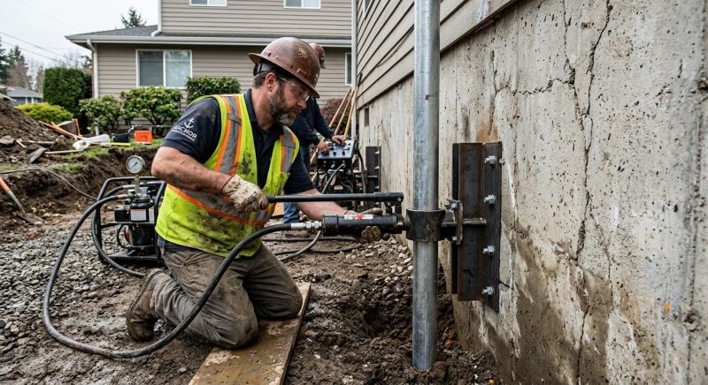 Concrete Foundation Leveling in Newtown Square, PA