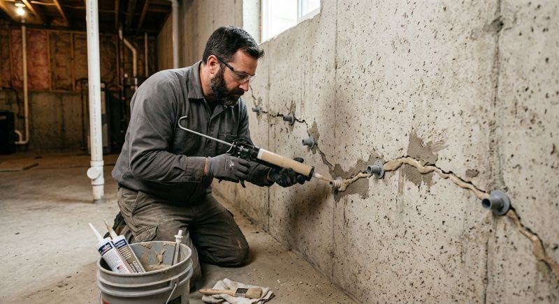 Cracked Foundation Repair in Pennsauken, NJ