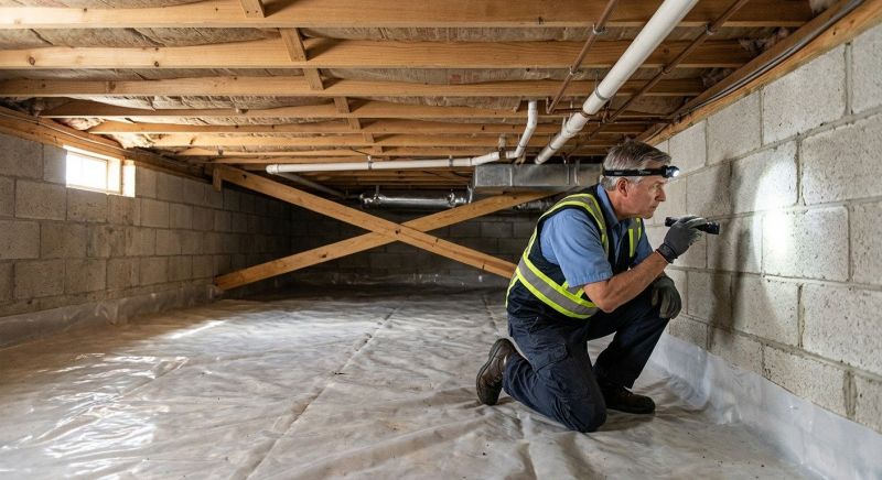 Crawl Space Leveling in Horsham, PA
