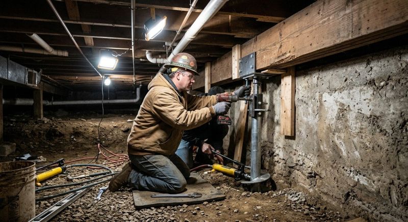 Crawlspace Foundation Repair in Bordentown, NJ