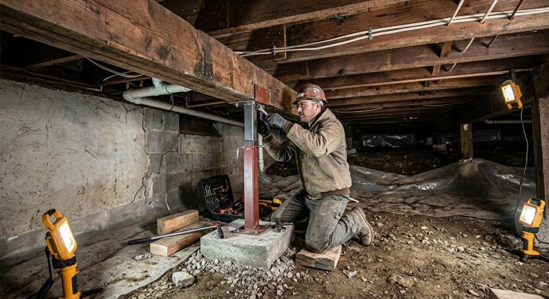 Crawlspace Foundation Repair in Collegeville, PA