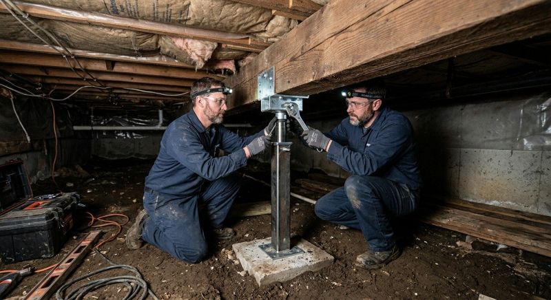 Crawlspace Foundation Repair in Dublin, PA