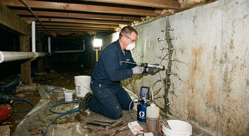 Crawlspace Foundation Repair in Gladwyne, PA