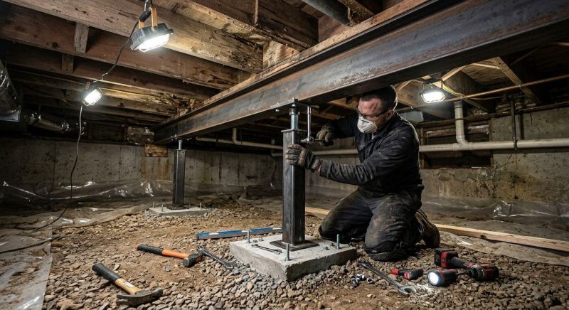 Crawlspace Foundation Repair in Lawrence Township, NJ
