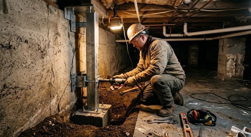 Crawlspace Foundation Repair in Media, PA