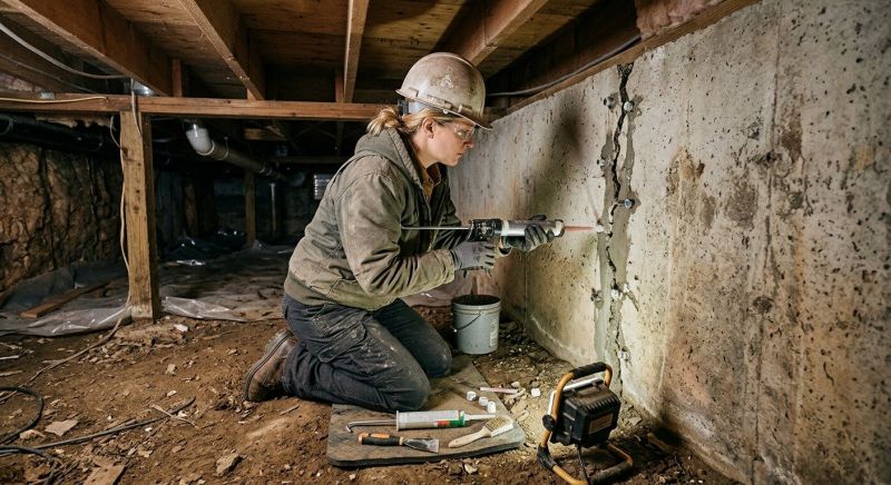 Crawlspace Foundation Repair in Pennsauken, NJ