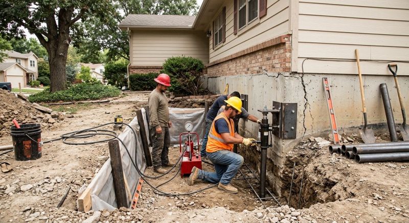 Deep Foundation Repair in Horsham, PA