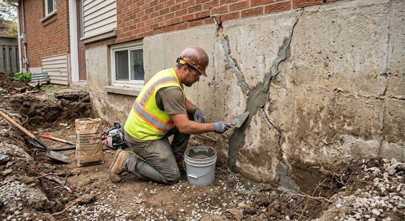 Foundation Crack Repair in Lafayette Hill, PA