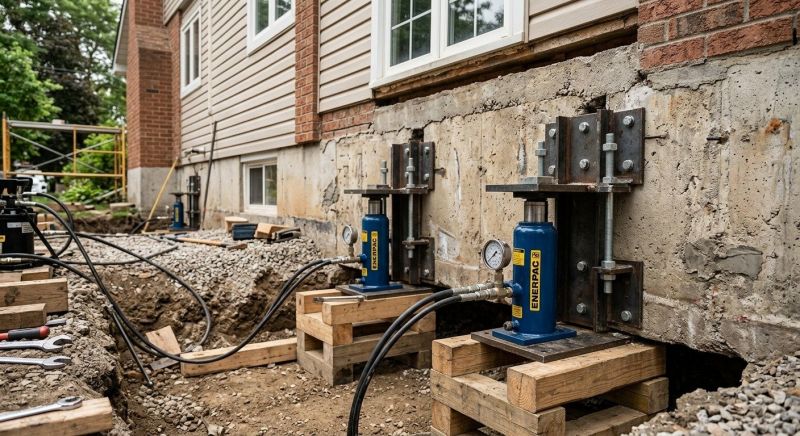 Foundation Jacking in Ardmore, PA