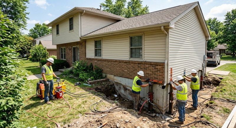 Foundation Jacking in Bryn Mawr, PA