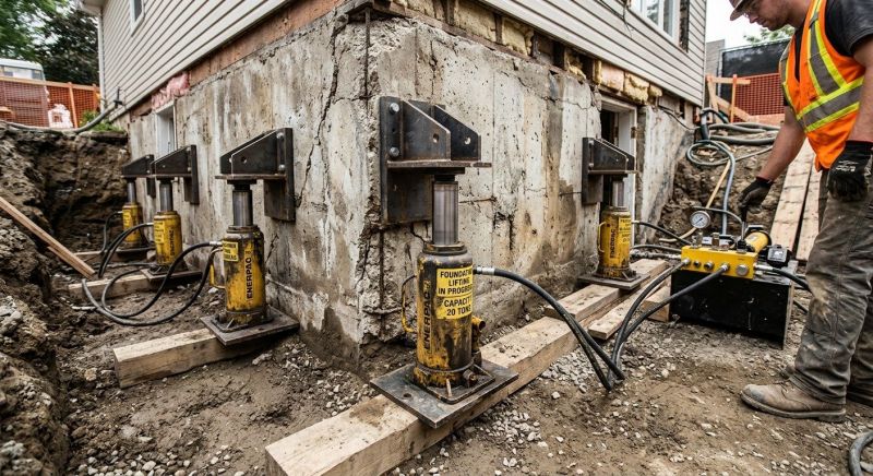 Foundation Jacking in Cherry Hill, NJ