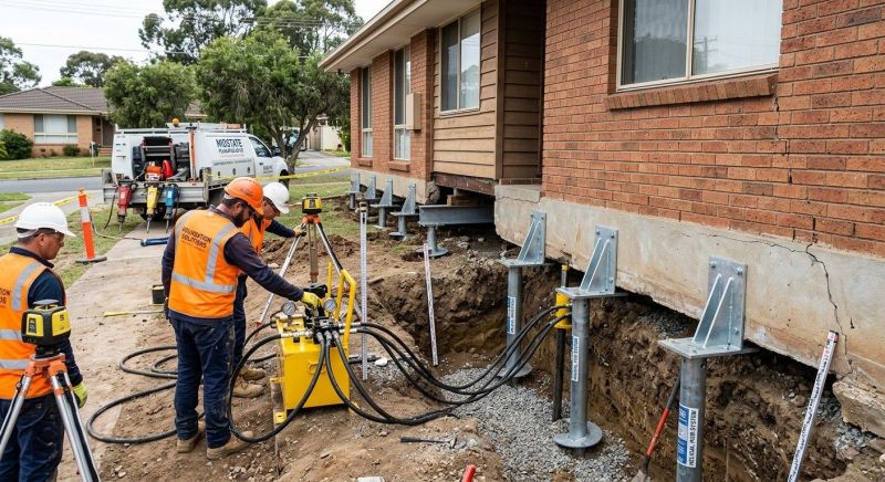 Foundation Jacking in Glenside, PA