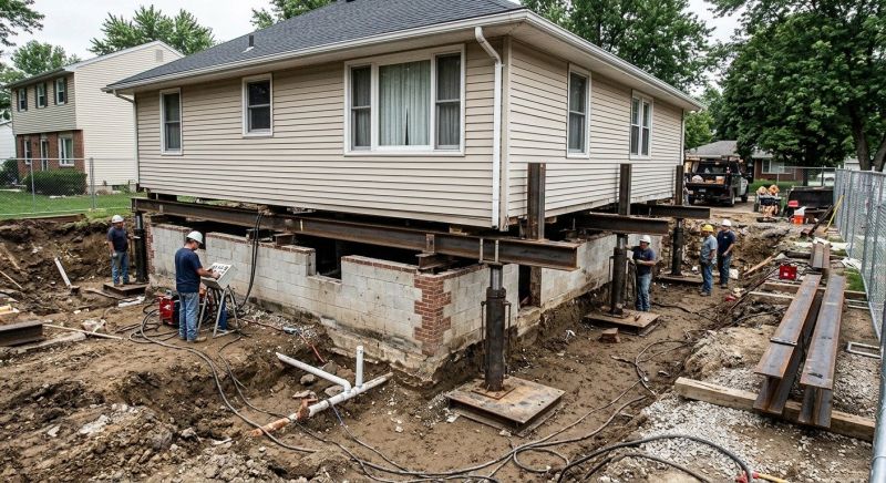 Foundation Lifting in Bordentown, NJ