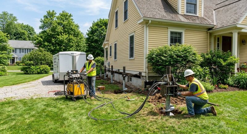 Foundation Lifting in Broomall, PA