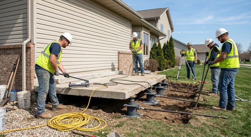 Foundation Lifting in Glenolden, PA