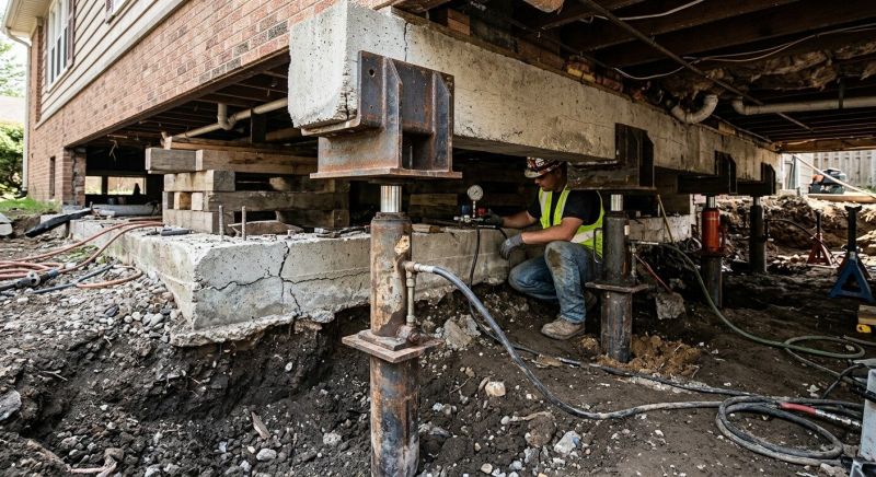 Foundation Lifting in Glenside, PA