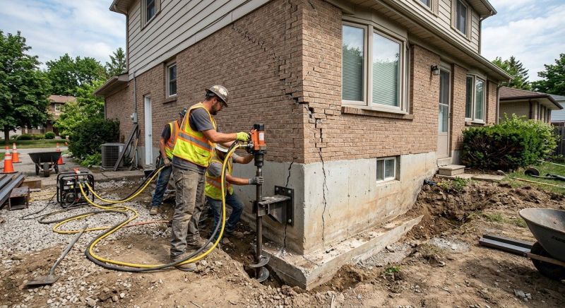 Foundation Lifting in Hopewell, NJ