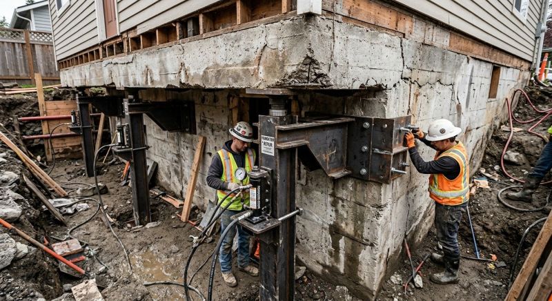 Foundation Lifting in Moorestown, NJ