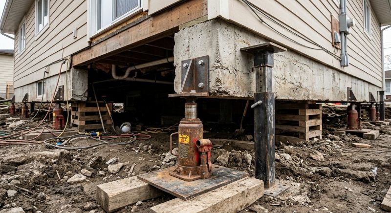 Foundation Lifting in Upper Darby, PA