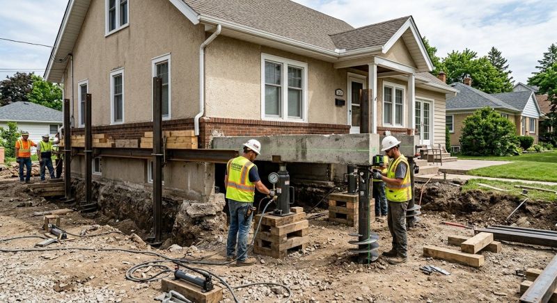 Foundation Releveling in Horsham, PA