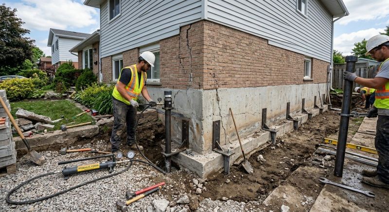 Foundation Stabilizing in Clifton Heights, PA