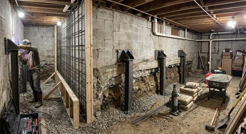 Foundation Stabilizing in Glenolden, PA