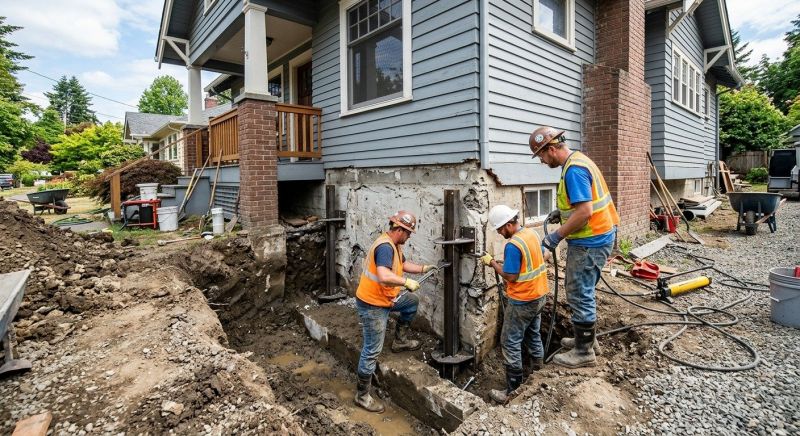 Foundation Stabilizing in Lansdowne, PA