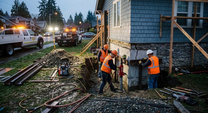 Foundation Stabilizing in Lawrence Township, NJ
