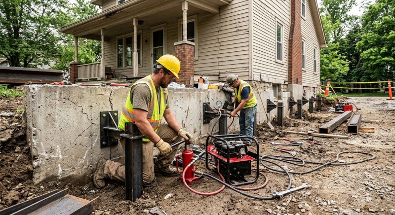 Foundation Stabilizing in Warminster, PA