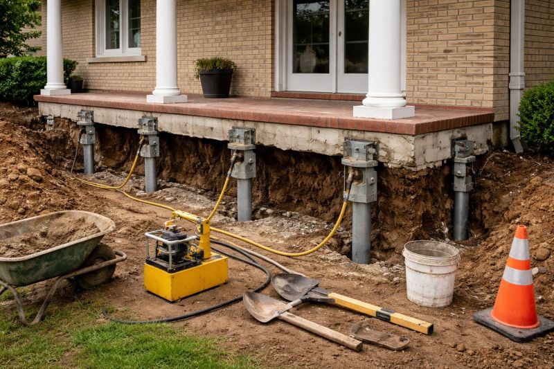 Foundation Stabilizing in Warrington, PA