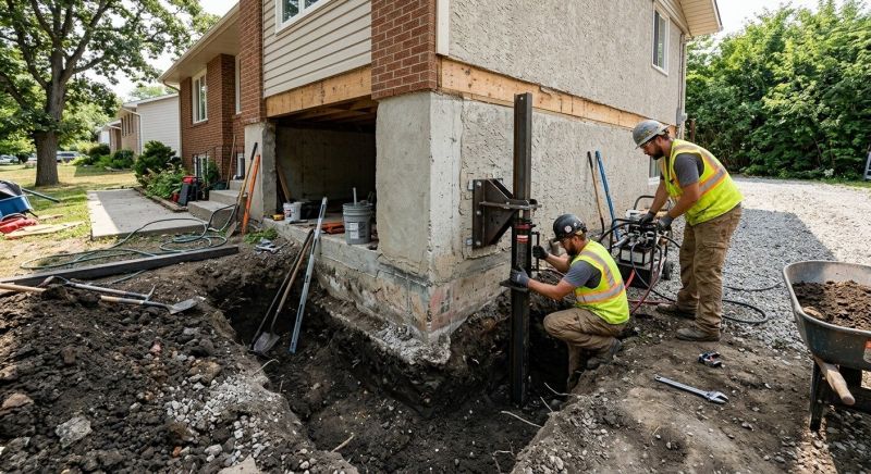 Foundation Structural Repair in Green Lane, PA