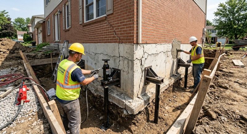 Foundation Structural Repair in Media, PA