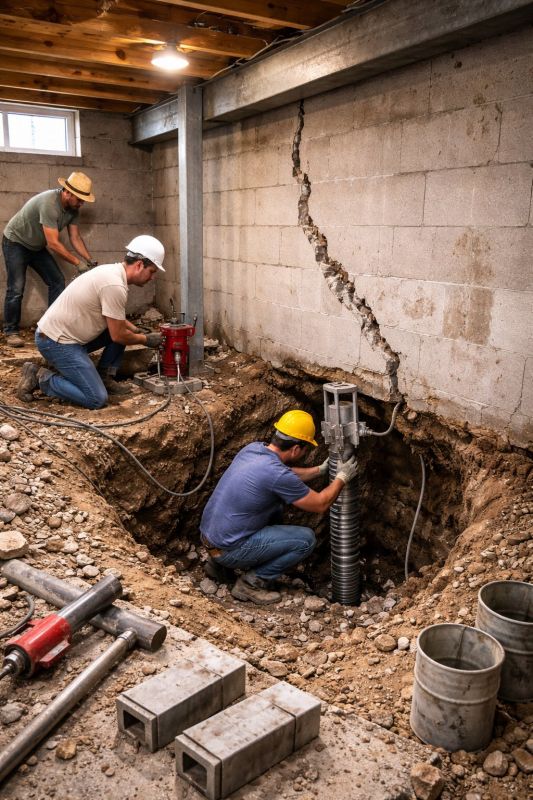 Foundation Structural Repair in Somerdale, NJ