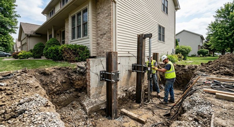 Foundation Underpinning in Horsham, PA