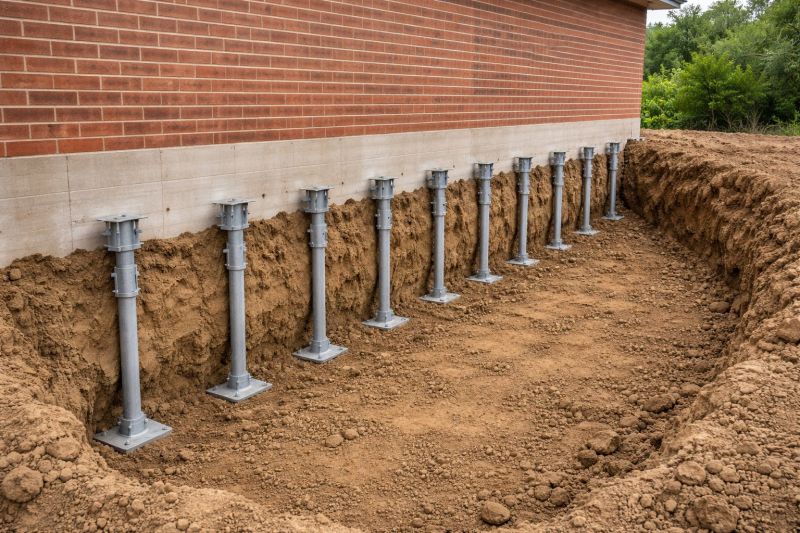 Helical Piers Installation in Horsham, PA
