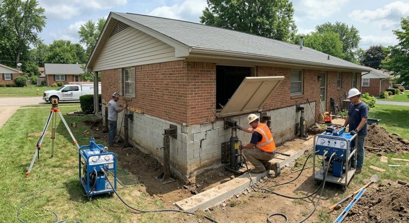 Home Foundation Leveling in Newtown Square, PA
