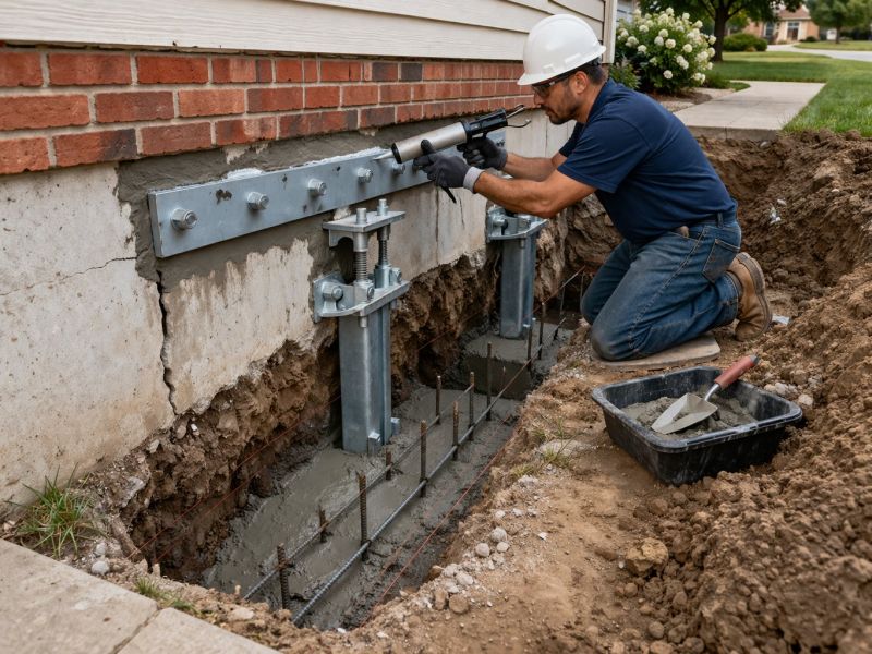 Home Foundation Repair in Broomall, PA