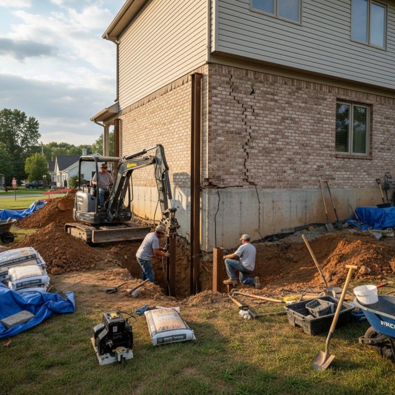 Home Foundation Repair in East Greenville, PA