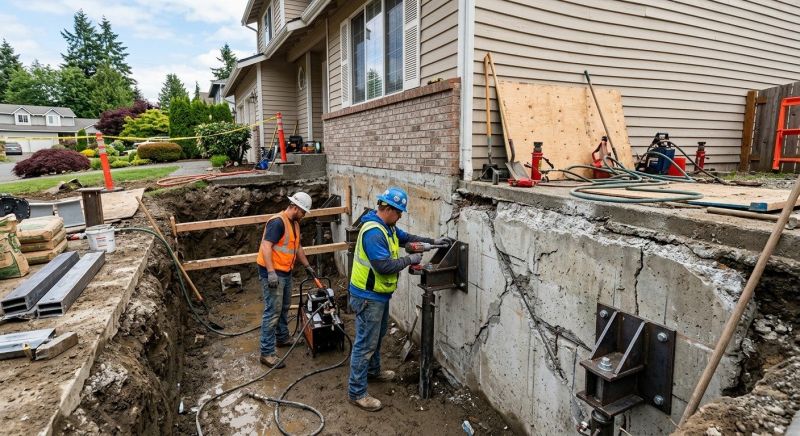 Home Foundation Repair in Morrisville, PA