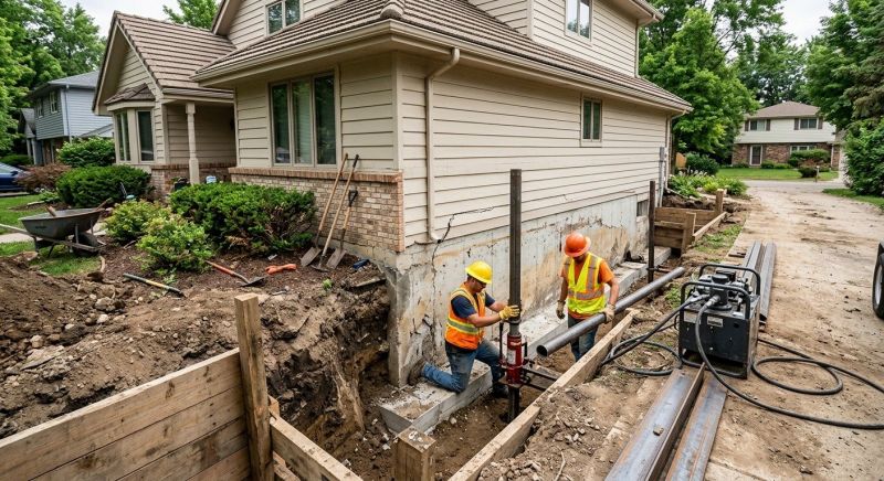 Home Foundation Repair in Plymouth Meeting, PA