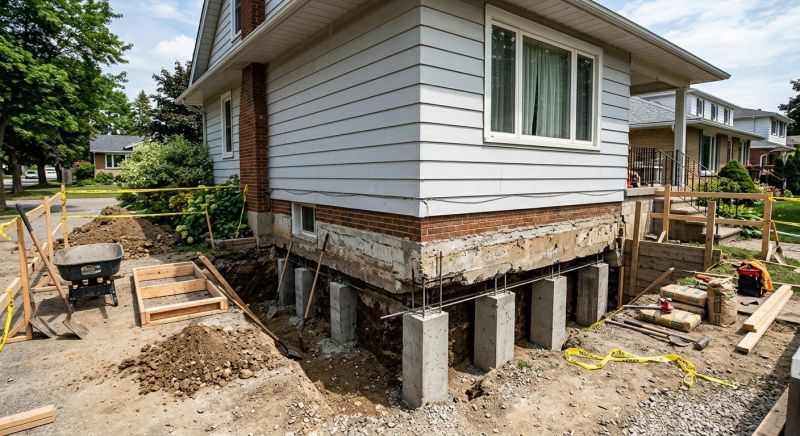 House Underpinning in Horsham, PA